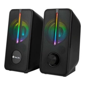 ngs gaming gsx 150 altavoces usb 2.0 12w iluminacion led rgb conexion jack 3.5mm controles en altavoz