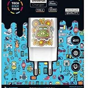 techonetech green champer cargador doble de pared usb a alto rendimiento