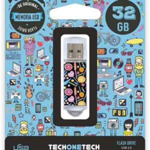 techonetech candy pop memoria usb 2.0 32gb (pendrive)