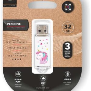 techonetech unicornio dream memoria usb 2.0 32gb (pendrive)