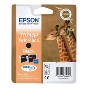 epson t0711h negro cartucho de tinta original c13t07114h10
