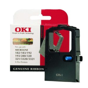 oki ml182/ml280/ml3320 negra cinta matricial original 09002303