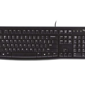 logitech k120 teclado usb resistente a salpicaduras cable de 1.50m color negro