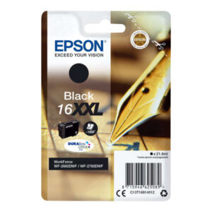 epson t1681 (16xxl) negro cartucho de tinta original c13t16814012