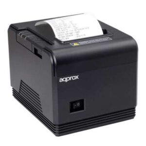 approx impresora termica de recibos resolucion 203dpi velocidad 200mm/s usb, rs232 y rj11 auto corte y corte manual