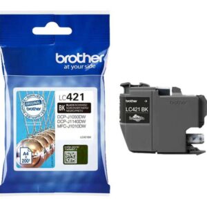 brother lc421 negro cartucho de tinta original lc421bk