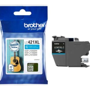 brother lc421xl cyan cartucho de tinta original lc421xlc