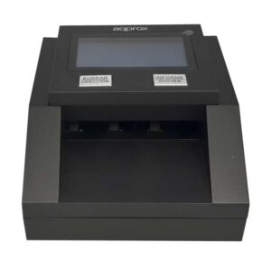 approx detector de billetes falsos 7 sistemas de verificacion deteccion, recuento por valor y tipo pantalla lcd