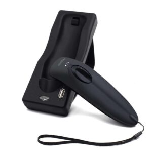 approx lector de codigos de barras inalambrico bluetooth rf indicador led, beeper y vibracion velocidad 30fps autonomia hasta 7h
