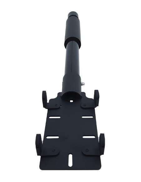 approx soporte para datafono con brazo extensible longitud 40cm zona engomada y clips de sujecion gestion de cables