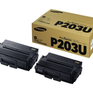 samsung mlt p203u negro pack de 2 cartuchos de toner originales sv123a