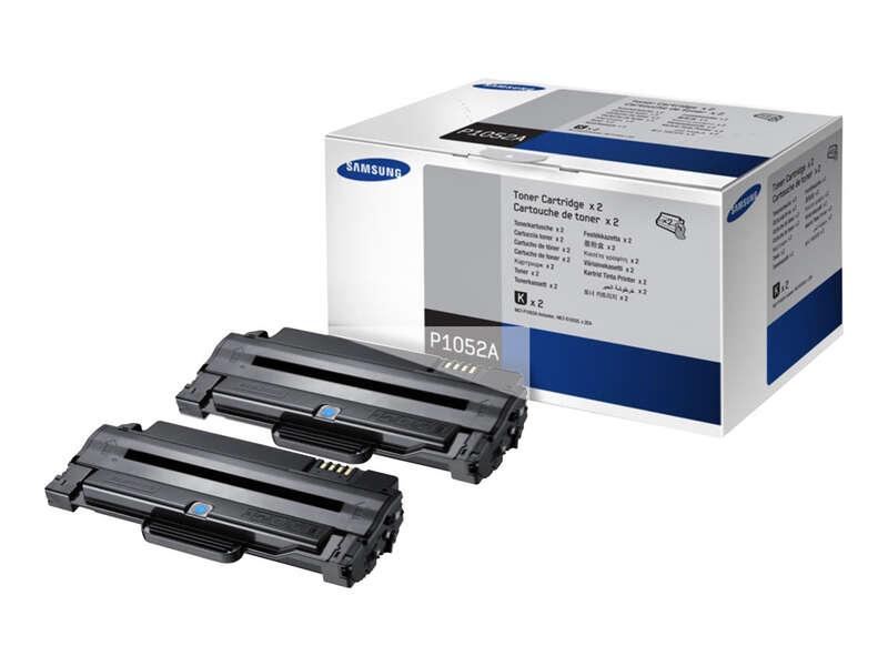 samsung mlt p1052a negro pack de 2 cartuchos de toner originales sv115a