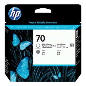 hp 70 gris/optimizador de brillo cabezal de impresion original c9410a