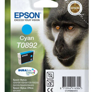 epson t0892 cyan cartucho de tinta original c13t08924011