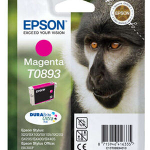 epson t0893 magenta cartucho de tinta original c13t08934011