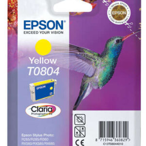epson t0804 amarillo cartucho de tinta original c13t08044011
