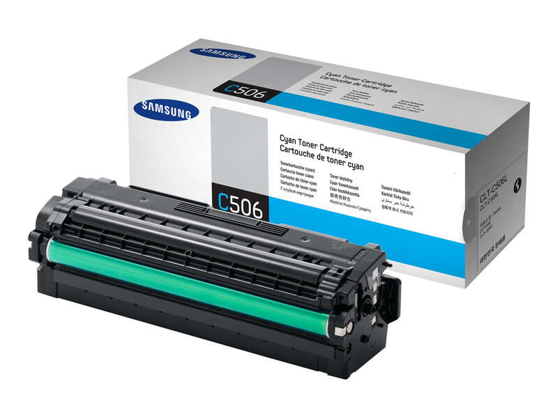 samsung clp680/clx6260 cyan cartucho de toner original clt c506l/su038a
