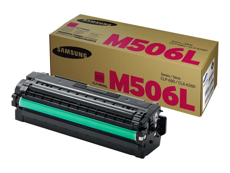 samsung clp680/clx6260 magenta cartucho de toner original clt m506l/su305a