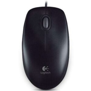 logitech b100 raton usb 800dpi 3 botones uso ambidiestro cable de 1.80m color negro
