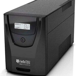riello net power sai 1500va 900w tecnologia line interactive usb, rs 232, 6x iec 320