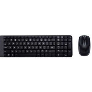 logitech mk220 pack inalambrico teclado k220 + raton m150 3 botones uso ambidiestro color negro