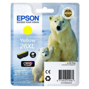 epson t2634 (26xl) amarillo cartucho de tinta original c13t26344012