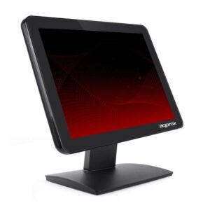 approx monitor tactil capacitivo 15" para tpv 1024 x 768 respuesta 5ms angulo de vision h 160º v 140º usb, vga compatible con vesa