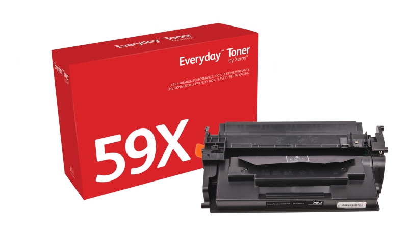 xerox everyday hp cf259x negro cartucho de toner generico reemplaza 59x