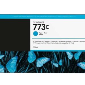 hp 773c cyan cartucho de tinta original c1q42a