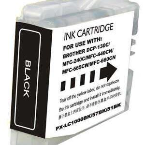 brother lc1000xl/lc970xl negro cartucho de tinta generico reemplaza lc1000bk/lc970bk