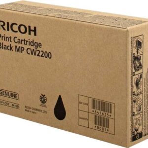 ricoh aficio mp cw2200sp negro cartucho de tinta original 841635/mp cw2200bk