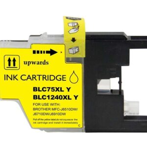 brother lc1240xl/lc1220xl/lc1280xl amarillo cartucho de tinta generico reemplaza lc1240y/lc1220y/lc1280xly