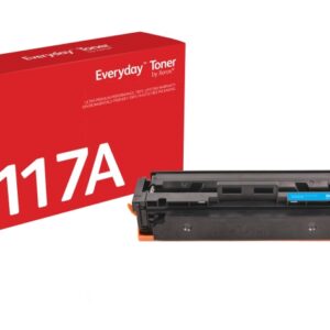xerox everyday hp w2071a cyan cartucho de toner generico reemplaza 117a