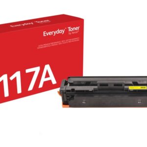 xerox everyday hp w2072a amarillo cartucho de toner generico reemplaza 117a