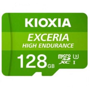 kioxia exceria high endurance tarjeta micro sdxc 128gb uhs i v30 clase 10 con adaptador