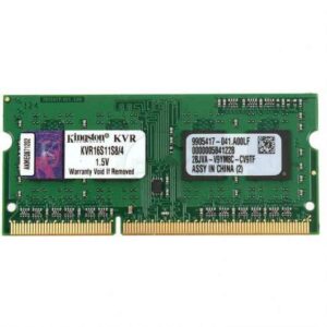 kingston valueram memoria ram so dimm ddr3 1600 pc3 12800 4gb cl11