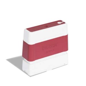 brother pr1060r6p pack de 6 monturas de sellos originales 10x60mm color rojo