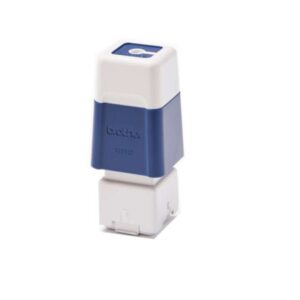 brother pr1212e6p pack de 6 monturas de sellos originales 12x12mm color azul