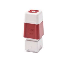 brother pr1212r6p pack de 6 monturas de sellos originales 12x12mm color rojo
