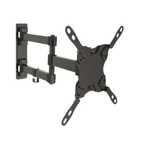 cromad soporte de pared con brazo articulado para tv de 13" 42" giratorio, inclinable y extensible peso max 20kg vesa 200x200mm