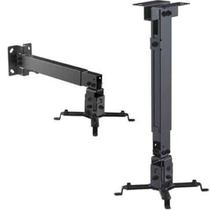 cromad soporte de techo/pared para proyector extensible e inclinable peso max. 20kg