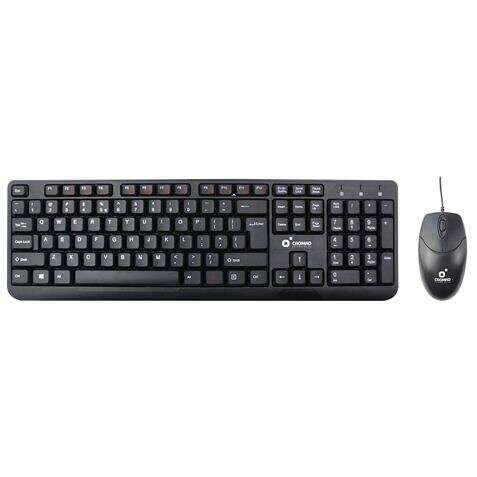cromad pack usb teclado + raton 1000dpi 3 botones