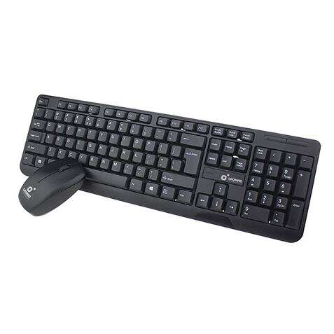 cromad pack inalambrico teclado + raton 1200dpi 3 botones