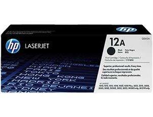 hp q2612a negro cartucho de toner original 12a