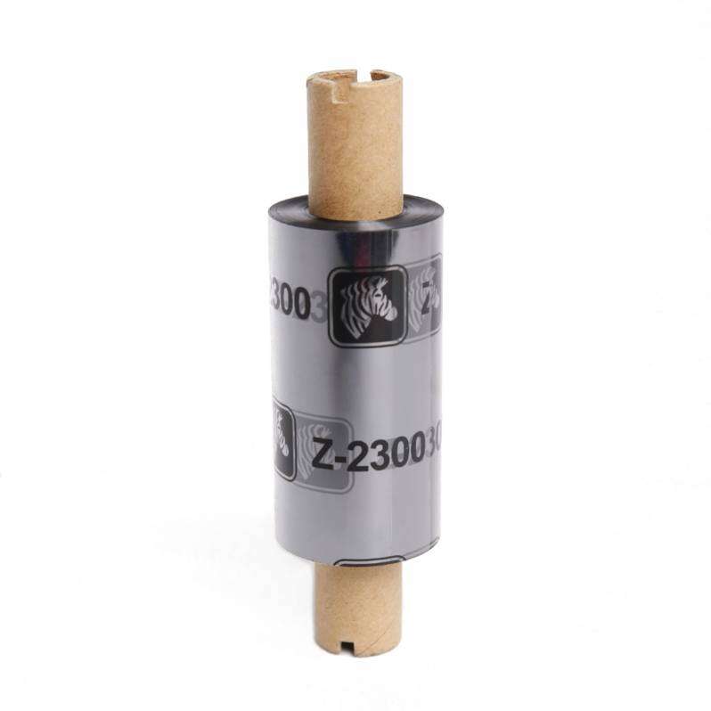 zebra zipship 2300 pack de 12 cintas de transferencia termica original cintas de cera nucleo 12.7mm, ancho 64mm, longitud 74m