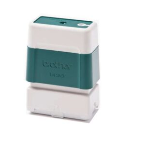 brother pr1438g6p pack de 6 monturas de sellos originales 14x38mm color verde