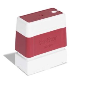 brother pr1850r6p pack de 6 monturas de sellos originales 18x50mm color rojo