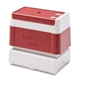 brother pr3458r6p pack de 6 monturas de sellos originales 34x58mm color rojo