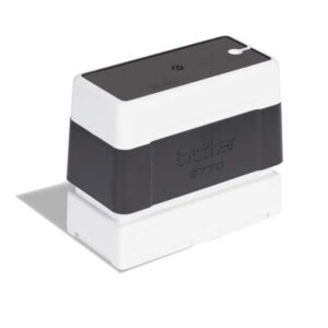 brother pr2770b6p pack de 6 monturas de sellos originales 27x70mm color negro