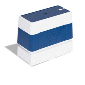 brother pr2770e6p pack de 6 monturas de sellos originales 27x70mm color azul